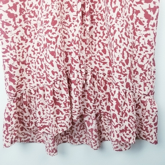 CAbi Sienna Boho Peasant Animal Print Dress - Picture 7 of 13